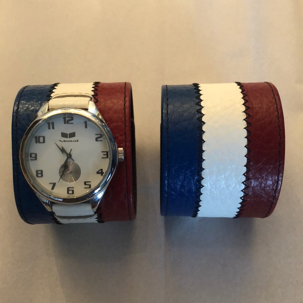 Kat Von D wrist cuff and Vestal watch!
